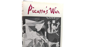 a book cover that says "picasso's war"