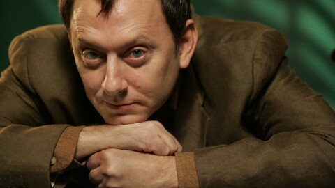 Actor Michael Emerson, who plays Ben Linus in the ABC television series "Lost," poses for photos during an interview in New York, Thursday, Jan. 17, 2008. (AP Photo/Richard Drew)