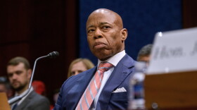FILE - New York City Mayor Eric Adams appears before a House Committee on Oversight and Government Reform hearing with Sanctuary City Mayors on Capitol Hill, Wednesday, March 5, 2025, in Washington. (AP Photo/Rod Lamkey, Jr., file)