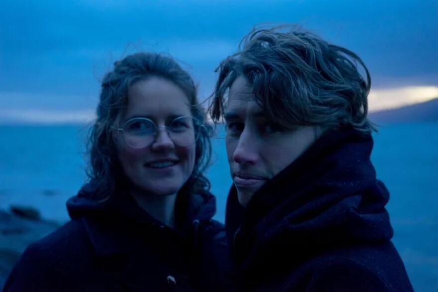 As folk duo West of Roan, Annie Schermer (left) and Channing Showalter seek the commonalities among legends, myths and folktales from diverse spots on the globe.