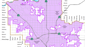 County islands within the City of Fresno