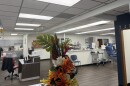 Summer-themed decorations adorned the Lifesouth Community Blood Center in Lecanto.