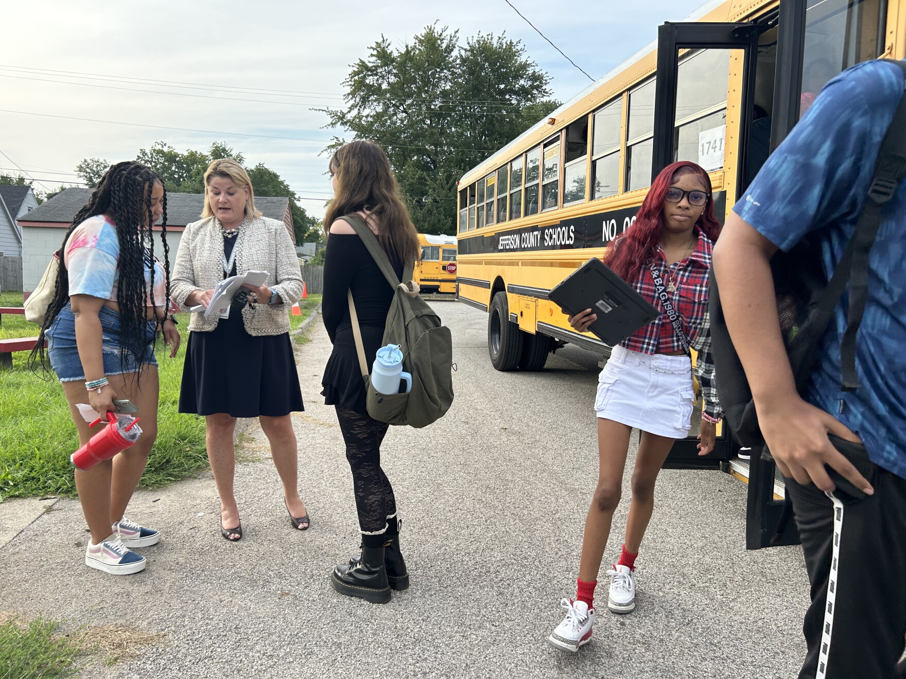 UPDATE All JCPS students are back in school Monday after firstday bus