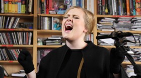 Adele, who has the year's top selling album so far, performs at NPR.