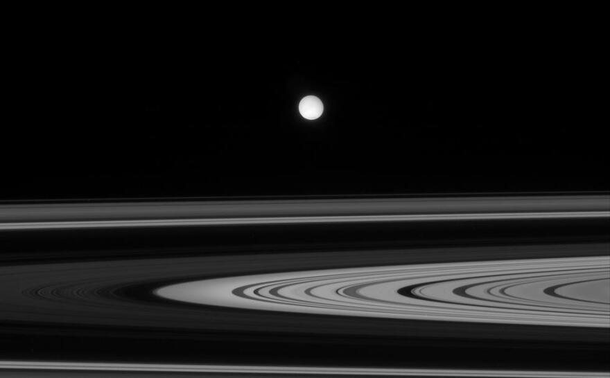 Enceladus Afar