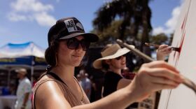 Holly Kaʻiakapu is an interdisciplinary artist who specializes in painting and repurposing materials from Kauaʻi