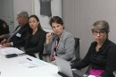 Left to Right: Bexar County Judges Peter Sakai and Monique Diaz, Assistant City Manager Colleen Bridger, San Antonio Metropolitan Health District Violence Prevention Manager Jenny Hixon