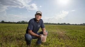 Eric Lang prepares leased farmland adjacent to Stinchcomb Wildlife Refuge in Oklahoma City for soybean planting in June. Lang said this will be the first year soybeans have been planted on the fields.