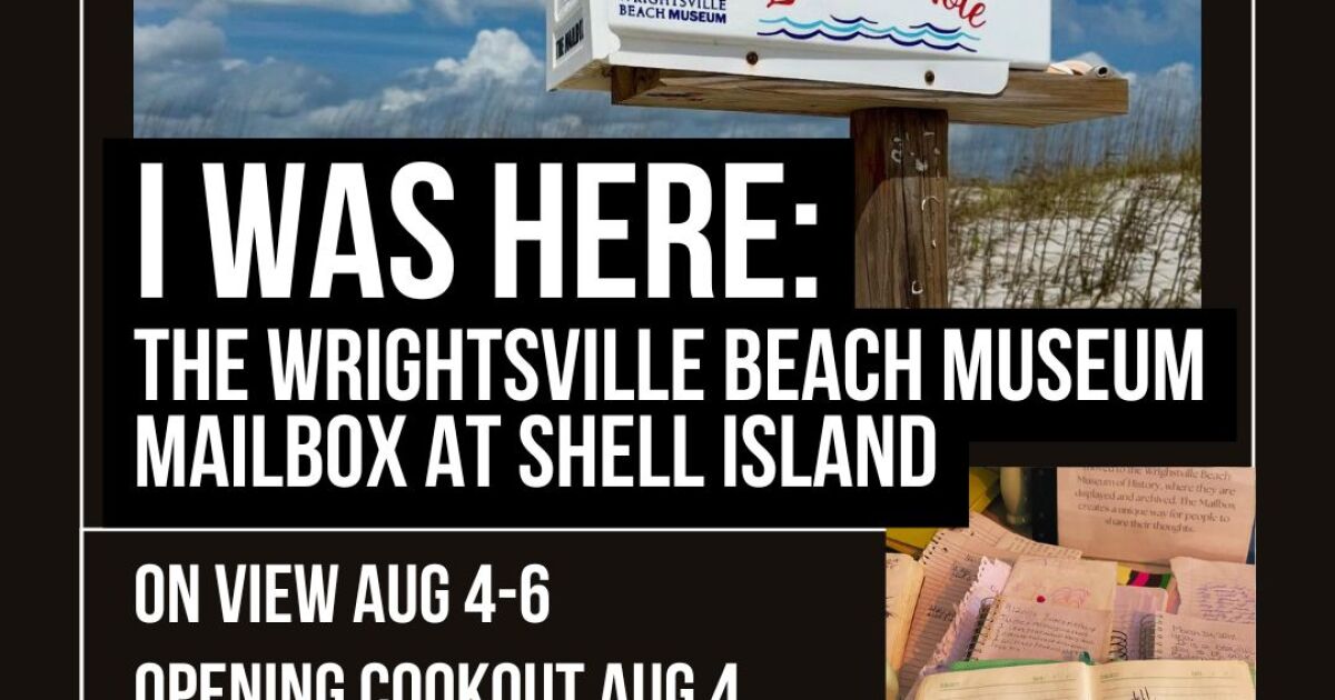 I WAS HERE: The Wrightsville Beach Museum Mailbox @ Shell Island