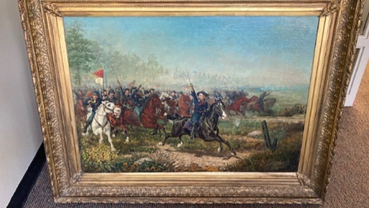Missing Trego painting found in Bloomington library, hiding in plain sight - Vimarsana News