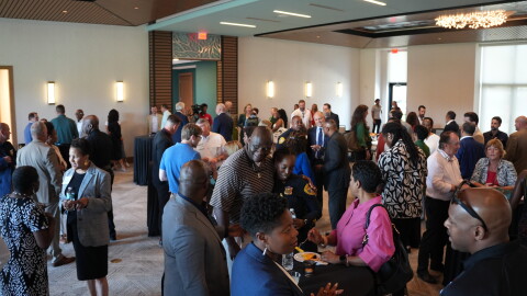 Most of the people who attended the Tallahassee City manager finalists public meet-and-greet at Parkview at Cascades on Sept. 1 were regulars in Tallahassee's local government circles: city employees, local electeds, political candidates and local activists who regularly attend city commission meetings.
