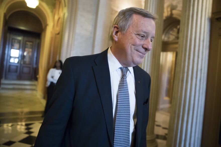 Sen. Dick Durbin, who won a fifth term on Tuesday, is the second-highest ranking Democrat. He was first elected in 1996 and has been Democratic whip since 2005.