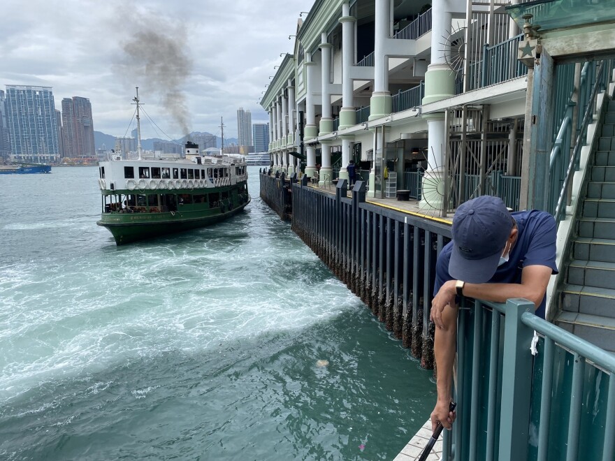 "The ferry itself is a symbol of Hong Kong. The green and white colors actually represent the relationship between the sky and the sea," Jacky Yu, a teacher and pop historian, says.