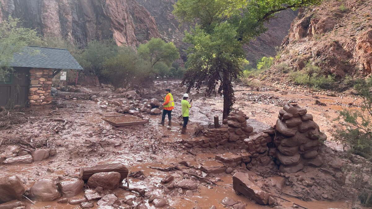 Flash flood damage is latest blow to Grand Canyon tourism after wildfires