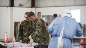 Guard members handle tests