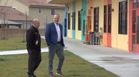 U.S. Sen. Adam Schiff touring the Guadalupe School District’s Early Learning Center