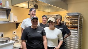 Bennington Bagel Company's crew turns out up to 360 bagels a day at their 25 Main Street location in North Bennington