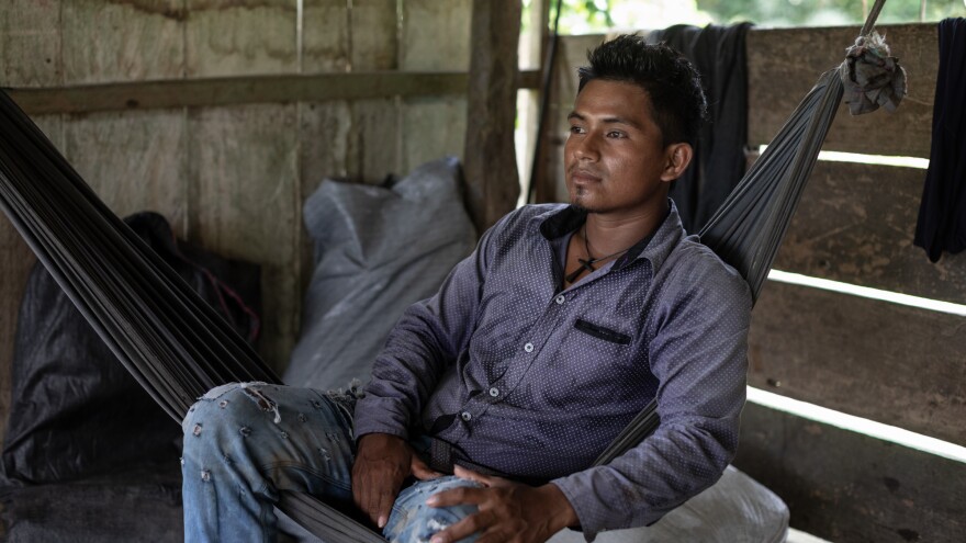 Demister Riz Zambrano, age 25, is the leader of an evangelical community on the Amazon in Peru. Because of his religious beliefs, he is opposed to the COVID vaccination. "God is the one who takes care of us," he explains. "And so if I got the vaccine, I wouldn't be believing in God."