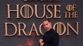 British actor Paddy Considine poses on the red carpet. (Hollie Adams/AFP via Getty Images)