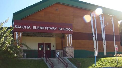 Salcha Elementary School in the Fairbanks North Star Borough School District is shown.