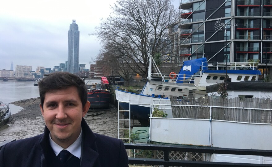 Real estate agent Jonathan Scobie, who sells property at an apartment complex near the new embassy, says the attention generated by the president's tweet is "only going to help us sell our property down here."