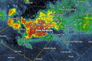 A severe thunderstorm knocked out power for more than 100,000 San Antonio residents on Aug. 28, 2026.