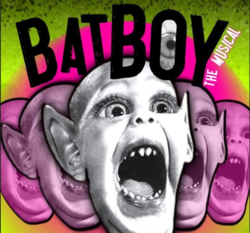 The Sarasota Players graphic for 'Bat Boy the Musical.'