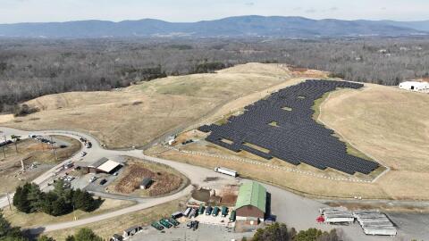 Dominion Energy has covered 14-acres at the Ivy Landfill with solar panels — enough to power 750 homes.