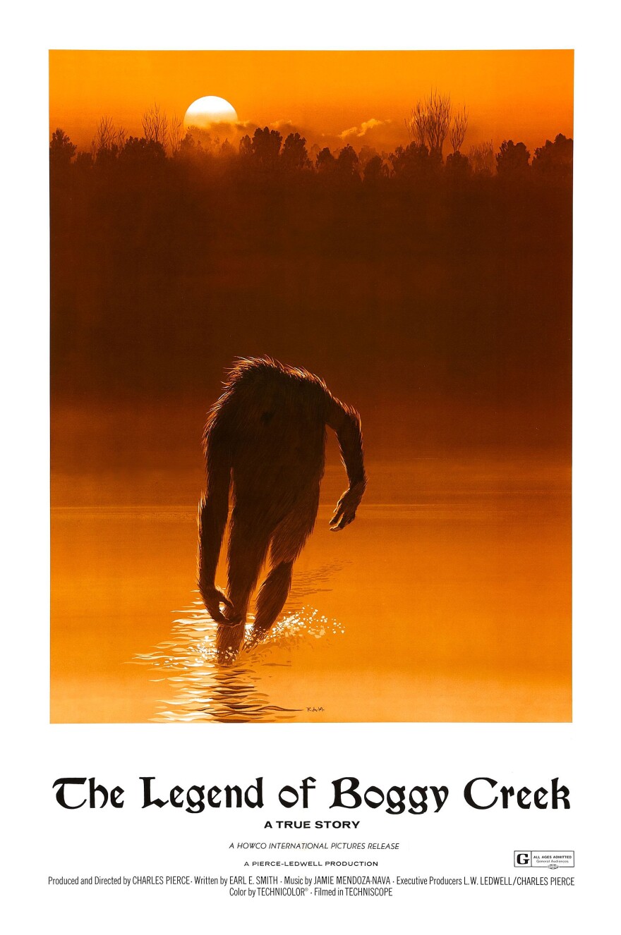 Movie poster for "The Legend of Boggy Creek"