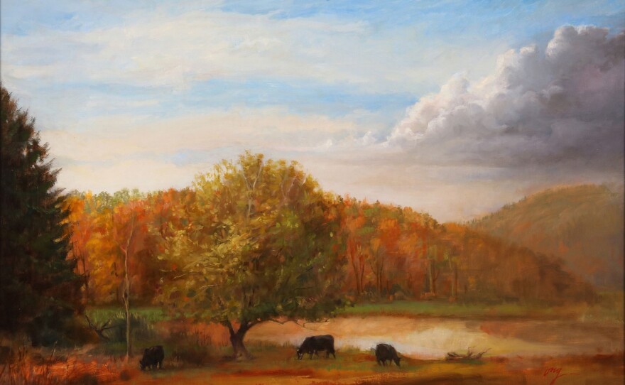 Wilson Ong, "Storm Breaks" (2012), oil; from the May 2023 "Idyllic" exhibition at The Art Spirit Gallery