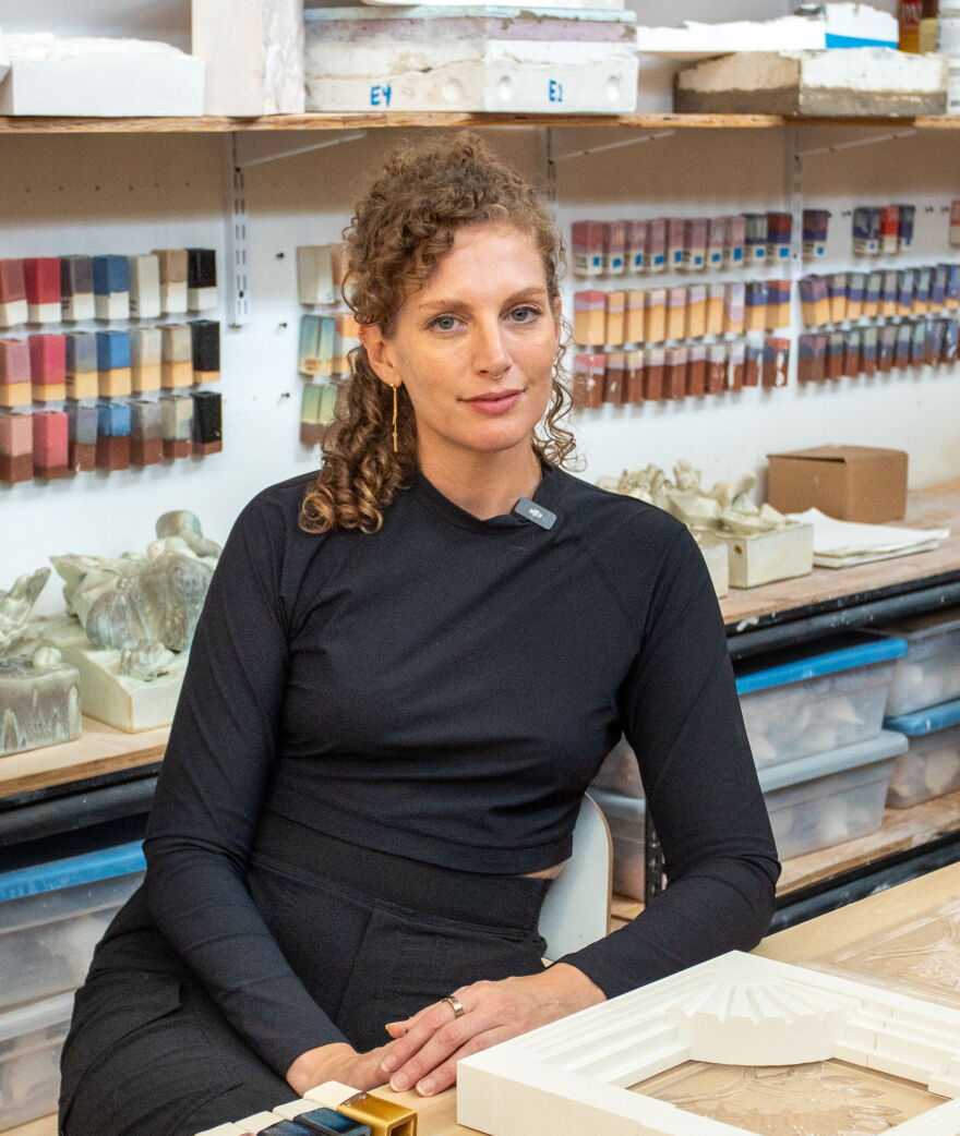 Miami-based ceramics sculptor Lauren Shapiro.