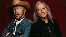 Dave Alvin and Jimmie Dale Gilmore perform at the Center for the Arts in Homer on Tuesday, August 22.