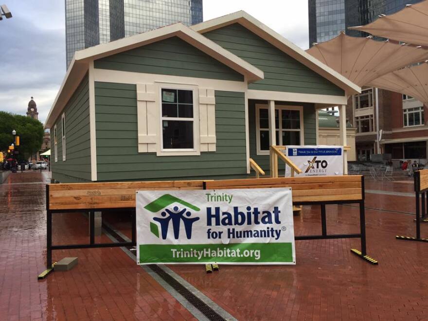 Habitat For Humanity Builds A Home In Downtown Fort Worth | KERA News