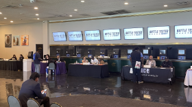 The Maryland Jockey Club hosted a job fair on Thursday, April 20, 2023 at Pimlico Race Course. 