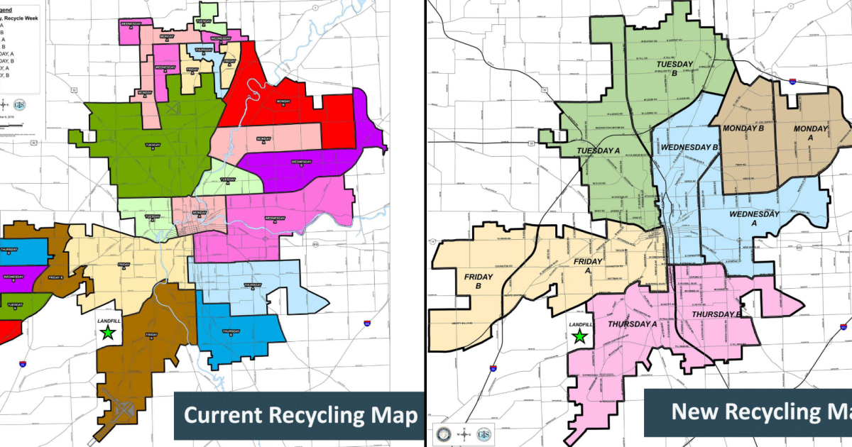 Fort Wayne Garbage, Recycling Routes To Change November 5
