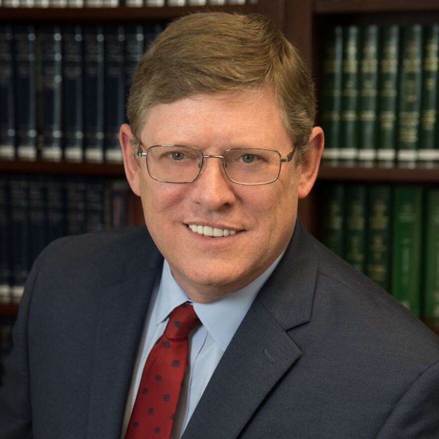 A photo of North Idaho College attorney Art Macomber