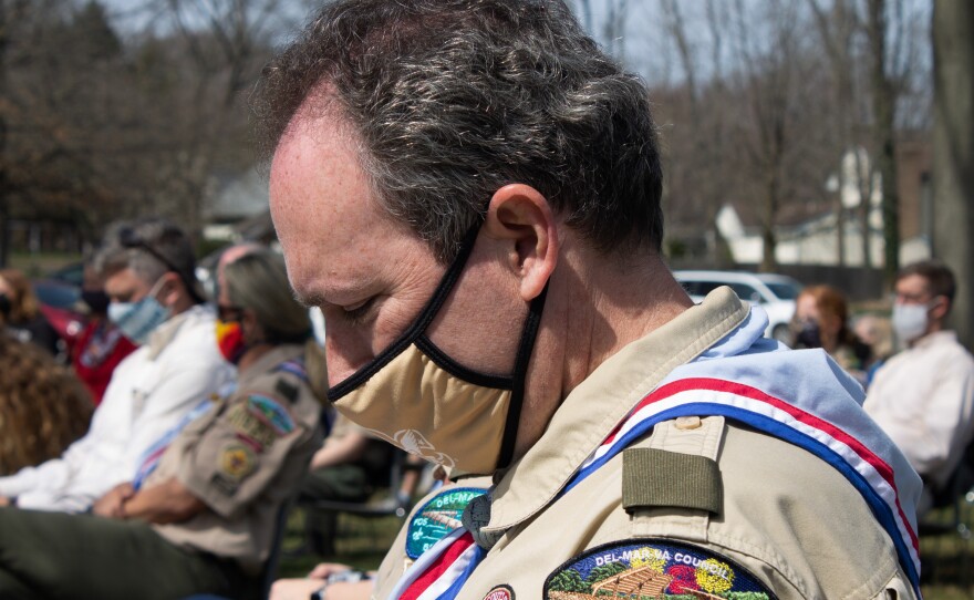 Patrick Kaser and his wife Catherine Kaser started Troop 1923, named after the year that Delaware ratified the 19th Amendment, which gave women the right to vote.