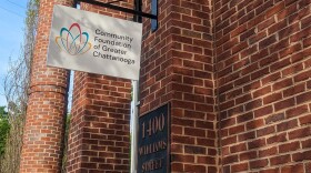 The entrance to The Community Foundation of Greater Chattanooga.