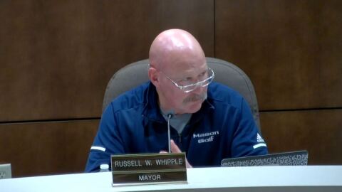 Mason Mayor Russell Whipple