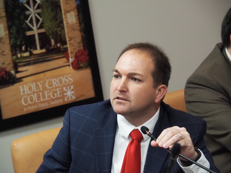 Rep. J.D. Prescott, R-Union City, speaks in committee on Wednesday, March 5, 2025.