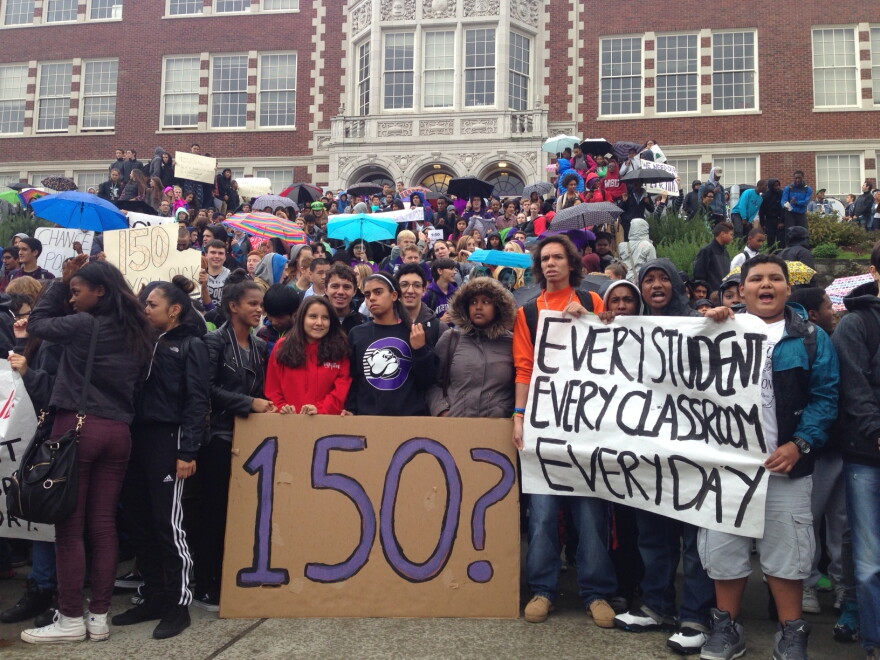 Garfield High Students Walk Out, Protest Teacher Cuts