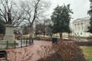 A statue honoring Confederate General Stonewall Jackson is in a prominent spot close to the Capitol.