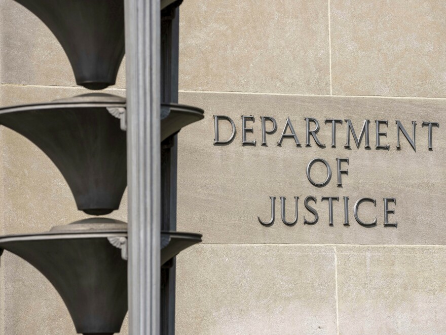 The Robert F. Kennedy Department of Justice Building is seen in Washington in June.