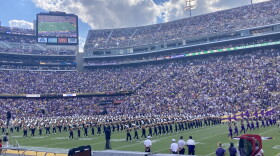 LSU’s Golden Band from Tigerland performs during halftime in game against Ole Miss, October 22, 2022