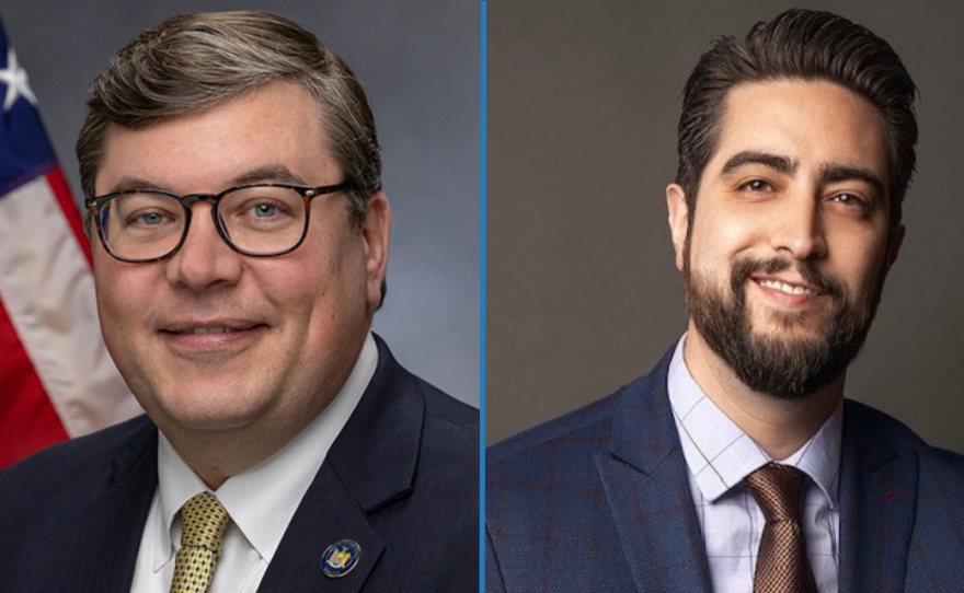 State Sen. Jeremy Zellner (left) and Assemblymember Jon Rivera (right) are the two candidates in Tuesday's Democratic primary for the 61st New York State Senate District.