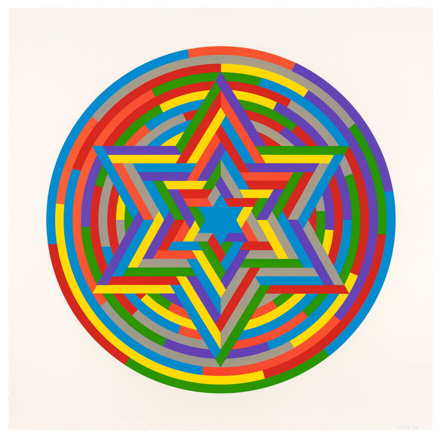 Sol LeWitt (1928-2007). 'Shul Print,' 2005