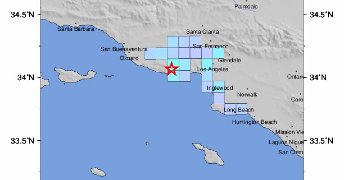 Did you feel it? An earthquake shakes parts of Ventura and Los Angeles counties