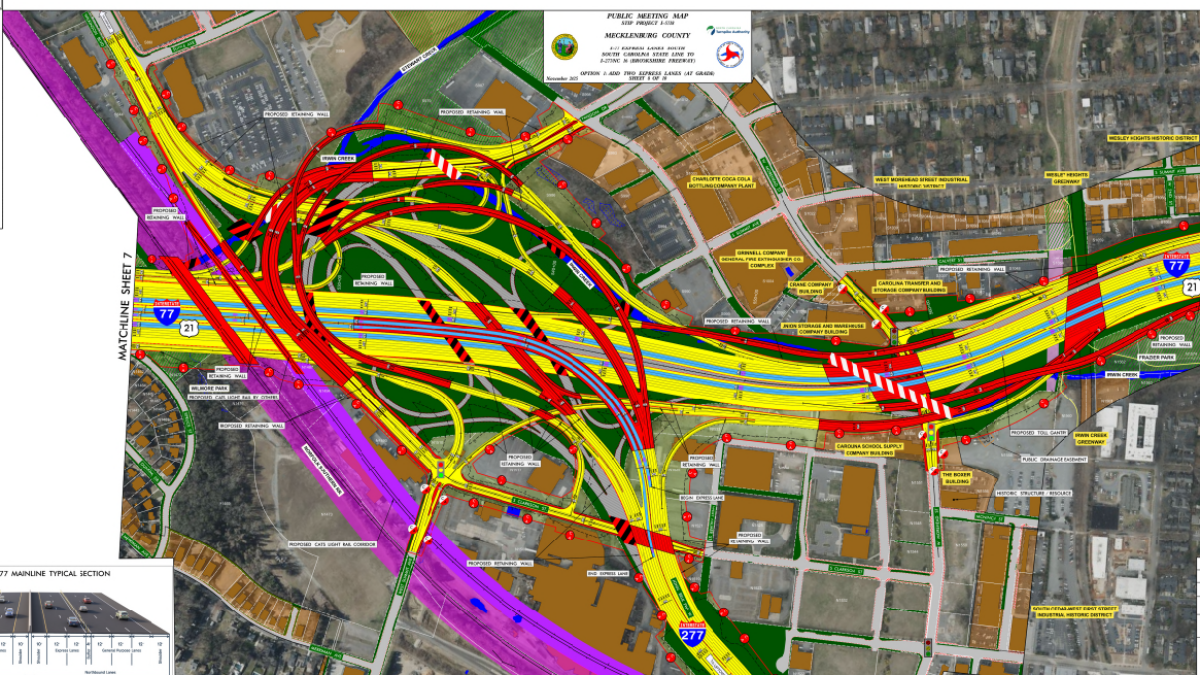 State budget bill includes I-77 toll lane payback if Charlotte doesn't say yes to project