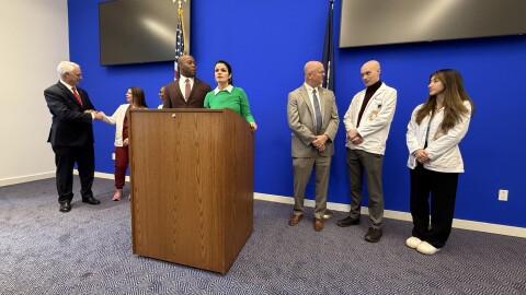 Delegate Katrina Callsen is a Democrat from Albemarle County who is leading an effort to create new rules for pharmacy benefit managers.