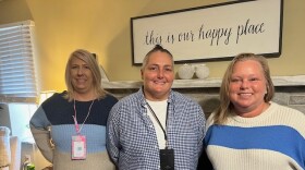 Living Clean staff Tammy Jo Jackson, founder Kenna Smith and Executive Director Lisa Burton
